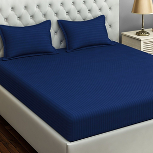 Drap-housse uni avec élastique pour matelas – Drap de lit simple, double, queen size – Drap-housse de haute qualité - Product Image 3