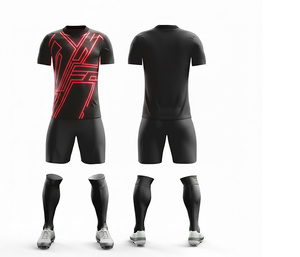 Tenues de football sublimées avec impression personnalisée du nom et du numéro |   Tailles pour hommes, femmes et jeunes |   Vêtements de sport légers et à séchage rapide - Product Image 2
