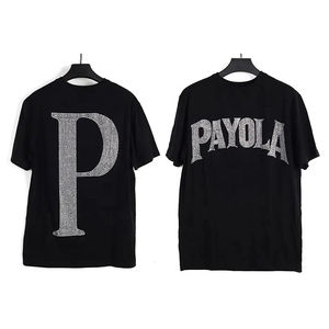 Approvisionnement en gros de T-shirts en strass multicolores à effet dégradé de cristaux, personnalisation de marque, prix de gros usine Sialkot - Product Image 1