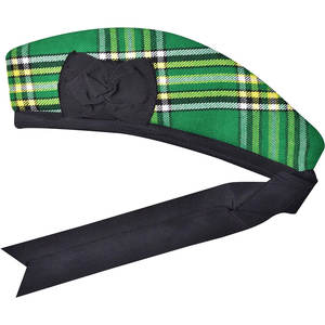 Gorro Glengarry Nacional Irlandés de las Tierras Altas con Lazos Decorativos y Diseño Clásico de Tartán de Clan 2026 - Product Image 5