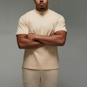 High Quality Men's Customized Color <b>Short</b> <b>Sleeve</b> T-Shirt O-Neck Loose Fit Casual Jersey 100% Cotton High Street Breathable Top - Product Image 6
