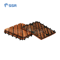 SSR VINA-carreaux de terrasse en bois d'acacia-carreaux de terrasse en bois d'acacia emboîtement extérieur carreaux de patio tous temps balcon
