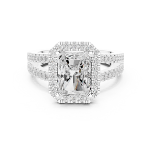 แหวนหมั้นเพชรทรงรัศมี 2 กะรัต ผลิตในห้องปฏิบัติการ ดีไซน์แยกก้าน ทอง 14K พร้อมใบรับรอง IGI ระดับ VS1 สี E สำหรับวันครบรอบแต่งงาน - Product Image 6