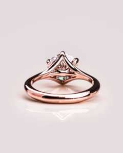 14k Gold Prong Sett Round Cut Lab Grown Solitaire Diamond <b>Split</b> Shank <b>Ring</b> Luxury IGI Certified Unisex Wedding Engagement <b>Ring</b> - Product Image 4