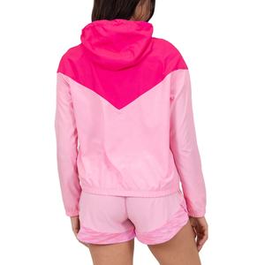 Ensemble de survêtement deux pièces pour femme, style urbain, à manches courtes, coupe ample, coupe-vent uni, léger, écologique, pour l'été - Product Image 4