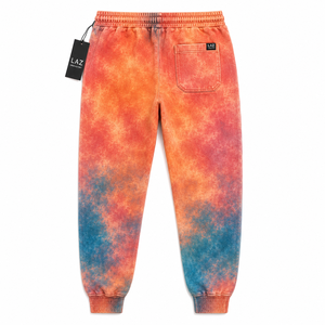 Pantalon de survêtement décontracté pour homme, taille haute, couleur unie, 100% coton, respirant, séchage rapide, qualité supérieure, nouvelle mode, effet délavé à l'acide - Product Image 5