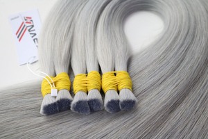 ราคาส่ง ต่อผมแท้ สีธรรมชาติ 60 ซม. ผมเวอร์จิ้นเวียดนาม 100% ไม่หลุดร่วง ไม่พันกัน นุ่ม เงางาม - Product Image 4