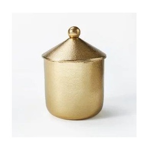 Vela metálica en frasco con tapa, velas de larga duración para diferentes estaciones en frasco metálico con tapa. - Product Image 1