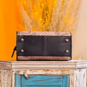 Bolso de hombro portátil de cuero genuino ligero Venus Leathers para mujer y niña, con estampado de letras, de poliéster, tipo lona de viaje - Product Image 4