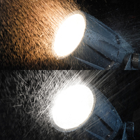 SHEHDS IP65 - Foco LED COB de 300 W con Zoom, Resistente al Agua, Luz Fría y Cálida, para Escenarios, Teatro y Eventos