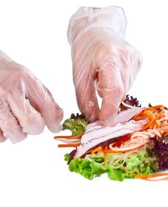 Vietnam Factory Food Poly Gants jetables HDPE LDPE CPE Gant pour l'industrie alimentaire à HANPAK pour l'industrie alimentaire - Product Image 2