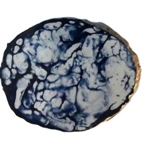 Posavasos de Madera de Olivo Decorativos y Artísticos de Resina Epoxi Ecológica de Lujo al por Mayor, Almohadilla Aislante, Posavasos de Madera Personalizados de la India - Product Image 1