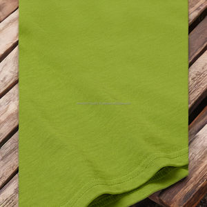 T-shirt ajusté vierge en coton/bambou/fibre 100% personnalisé t-shirts décontracté avec logo pour hommes t-shirt ajusté de marque vente en gros - Product Image 2