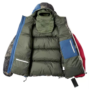 <b>Top</b> New Custom Winter Plus Size Zipper Casual Knitted Stand Collar Puffer Jacket with Windproof Stylish Design Men's Jackets - Product Image 3