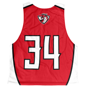 Custom Sublimation Reversible Lacrosse Pinnies Men <b>Mesh</b> Breathable Blank Team Practice Jersey Training Sports Tank <b>Top</b> For Men - Product Image 4