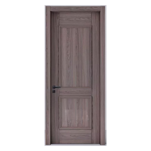 Portes intérieures insonorisées en bois naturel avec placage, design moderne, cœur solide en MDF, conformes ISO 9001, pour villas – Vente en gros directe usine - Product Image 1