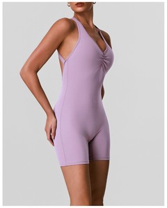 Highly Professional Women,s Slim Fit Workout Sportswear Set Includes High Waist Leggie Bra Plus Size Anti-Bacterial Washed Solid - Product Image 4
