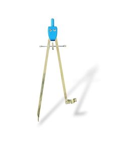 Compas à crayon en laiton de qualité supérieure avec molette de réglage, outil de arrondissement de précision pour la géométrie, le dessin et le traçage - Product Image 1