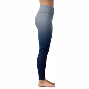 Leggings taille haute pleine longueur color block en tricot extensible Spandex Nylon pour femme, style patchwork, toutes saisons, pour yoga, gym et sport - Product Image 6