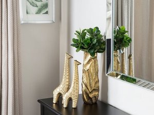 แจกันดอกไม้โลหะอะลูมิเนียมรูปทรงพระจันทร์ - Product Image 3