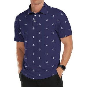 เสื้อเชิ้ตผู้ชายขายส่ง ผ้าฝ้าย 100% ปักโลโก้ตามสั่ง แขนสั้น กันยับ มีกระเป๋า ลายพิมพ์ - Product Image 1