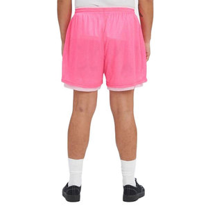 Pantalones Cortos de Baloncesto de Malla Rosa para Hombre, de Secado Rápido, Transpirables, con Cordón Ajustable, para Entrenamiento Atlético, Gimnasio, con Logotipo Personalizado - Product Image 2