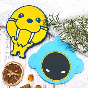 Custom Eco-Friendly Double-Sided Round Soft PVC Rubber Cup <b>Coasters</b> <b>for</b> <b>Drinks</b> - Product Image 5