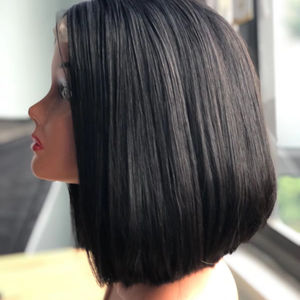 Extensiones de Cabello Humano Natural Liso 100% Vietnamita Virgen con Encaje HD 5x5 de la Mejor Calidad del Proveedor, Color Natural, Negro Decolorado - Product Image 1