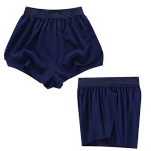 Men's Solid Color Mid Waist Spandex <b>Nylon</b> <b>Shorts</b> Quick Dry Casual Style <b>Short</b> Length Elastic Waist Mid length casual <b>shorts</b> - Product Image 4