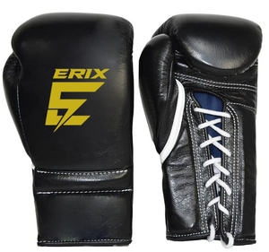 Gants de boxe en cuir personnalisés de haute qualité pour l'entraînement de Muay Thai et de Kickboxing, antidérapants, à lacets, avec fermeture à enfiler au poignet, impression HD - Product Image 5