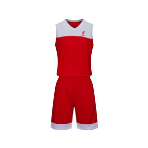 เครื่องแบบบาสเก็ตบอลชุดกีฬาทนทานต่อกลิ่นเครื่องแต่งกายทนทานต่อการกดสี - Product Image 1