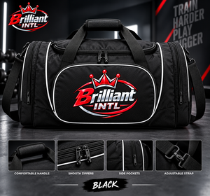 Sac de sport personnalisé pour le football, grande capacité, sac de voyage pour le football, fermeture éclair YKK, sangle réglable, imperméable, pour le sport, la gym, unisexe - Product Image 1