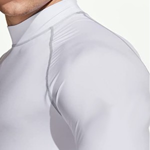 เสื้อว่ายน้ำแขนยาวผู้ชาย UPF 50+ ป้องกันแสงแดด เสื้อแรชการ์ดสำหรับเล่นเซิร์ฟ เสื้อแรชการ์ดชายสำหรับชายหาด - Product Image 2
