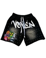 100% coton court grande taille hommes Shorts pantalons été décontracté plage Odm Oem blanc Shorts logo personnalisé Shorts pour hommes