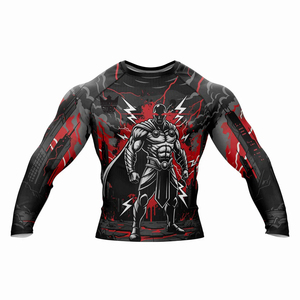 T-shirt de sport unisexe noir à manches courtes, imprimé par sublimation, séchage rapide, UPF50+, respirant, écologique, pour entraînement adulte - Product Image 2