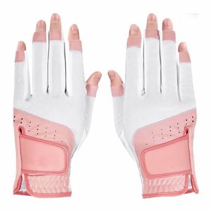 Gants de golf personnalisés pour hommes en cuir véritable imperméable avec fermeture à boucle, design unique, accessoires de golf pour l'extérieur - Product Image 3