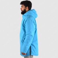 Veste coupe-vent d'hiver imperméable légère à capuche de haute qualité, style streetwear élégant pour après l'entraînement, vente en gros