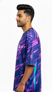 เสื้อยืดพิมพ์ซับลิเมชันขนาดใหญ่พิเศษสำหรับผู้ชายเสื้อผ้าแนวสตรีทแบบเรียบง่ายใส่ได้ทุกวัน - Product Image 5