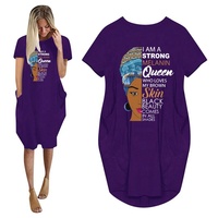 Camiseta holgada de algodón con estampado digital para mujer, ropa de talla grande de punto multicolor de alta calidad, venta al por mayor, 100%