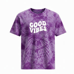 Camiseta para hombre con efecto acid wash, tela de algodón suave, aspecto vintage desgastado, transpirable, corte relajado, ideal para uso diario, estilo urbano. - Product Image 4