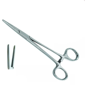 Pinces hémostatiques manuelles en acier inoxydable de qualité supérieure de 6 pouces pour usage chirurgical avec conception de verrouillage droite certifiées CE - Product Image 6