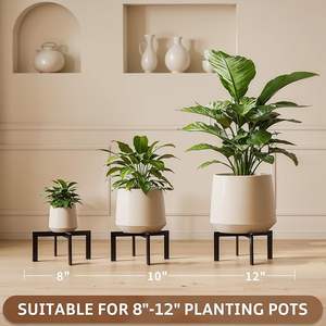 Support de jardinière en fer robuste pour extérieur, best-seller, construction solide, adapté aux grands jardins et aux projets d'aménagement paysager - Product Image 4