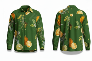 Chemise habillée boutonnée à manches longues, imprimée sur mesure, de qualité supérieure, au design tendance, pour la plage et le streetwear, chemises habillées à la mode - Product Image 3