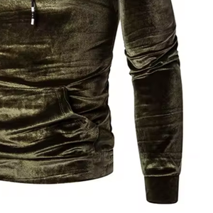 Sudadera con Capucha de Terciopelo Ligero Premium, Material Duradero, Transpirable, Ecológico, Bordado, Venta Caliente, Logotipo Personalizado al por Mayor - Product Image 5