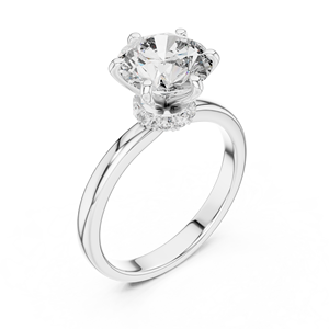 Fine Bridal Jewelry 925 Sterling Silver Moissanite <b>Diamond</b> <b>Ring</b> Wholesale Manufacturer Factory - Product Image 3