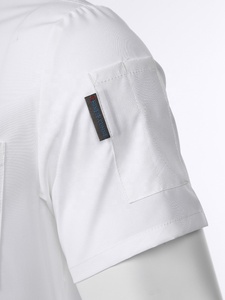 Unisex Mens Womens Đầu Bếp Áo Khoác Thư Thêu Nhà Bếp Đồng Phục Cho Nhà Hàng Khách Sạn Bánh Căng tin Nấu Ăn Dòng Đầu Bếp Caterers - Product Image 3