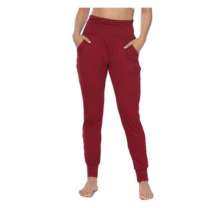 Leggings de yoga taille haute à séchage rapide, tricotés, motif uni, pour femmes - Product Image 6