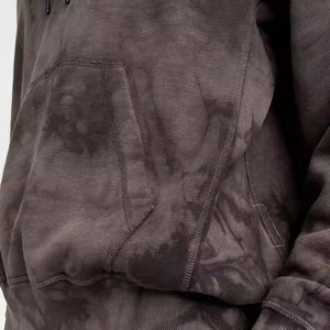 Sweats à capuche personnalisés de haute qualité, broderie logo, 100% coton, streetwear unisexe, style moderne, confortables, tendance, effet délavé pour hommes - Product Image 5