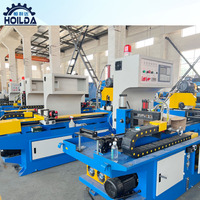Machine de découpe de tuyaux métalliques semi-automatique : Coupe-tubes en acier robuste 380V/220V pour échafaudages, clôtures et construction