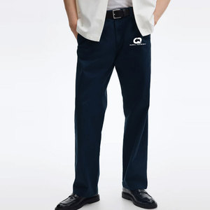 Modern Fashion Statement Everyday Styling <b>Men</b> Chino <b>Pants</b> Slim Fit Straight Breathable Soft <b>Stretch</b> Fabric Comfortable Trendy - Product Image 1
